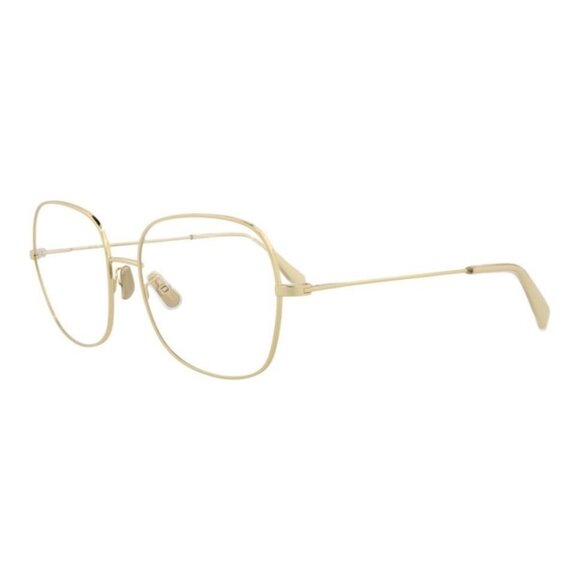 Celine Womens Square/Rectangle Gold Gold Transparent Fashion Designer Eyewear - Picture 1 of 4